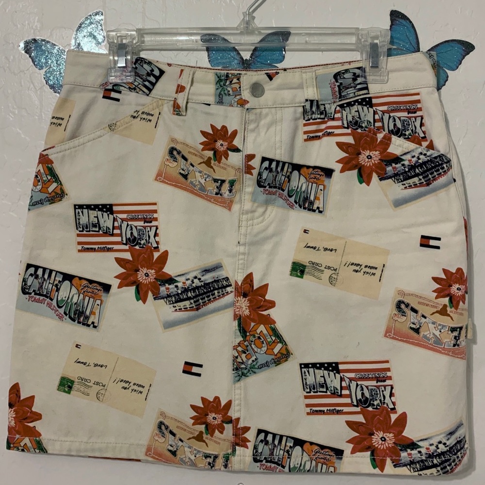 Vintage Tommy Hilfiger denim skirt circa 1990